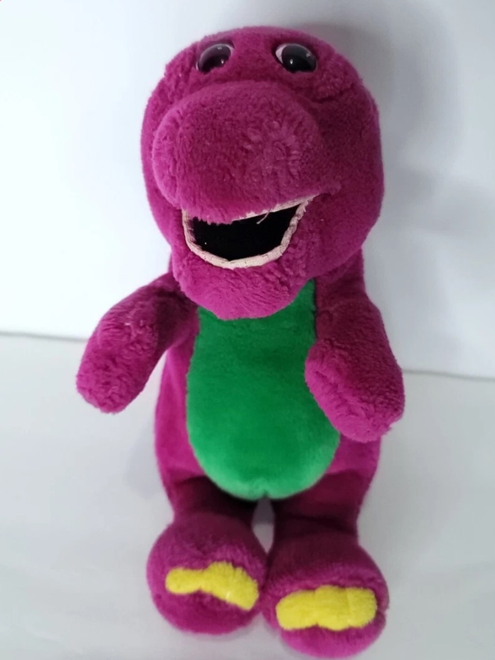 Barney Original Plush Dinosaur Plush Toy - Purple and Green
